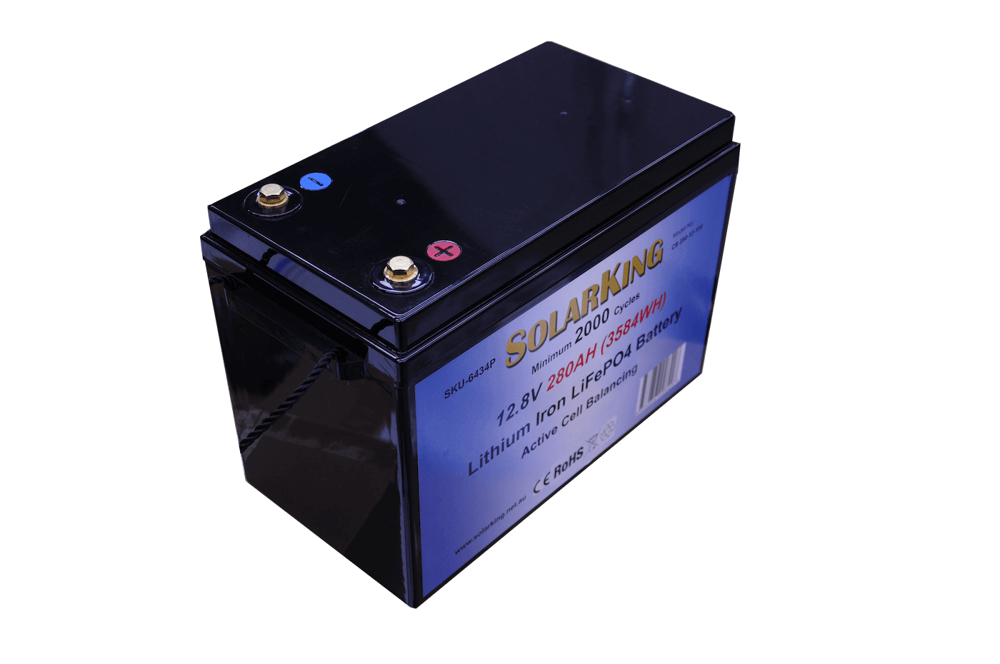 12.8V 280AH   Solarking Lithium Iron Battery Plastic Case CB-280-12-100